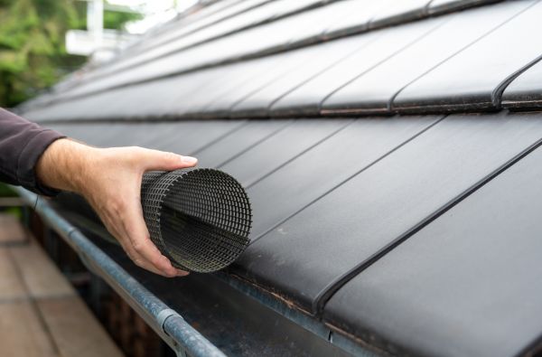 Gutter Mesh Installation in Parrish